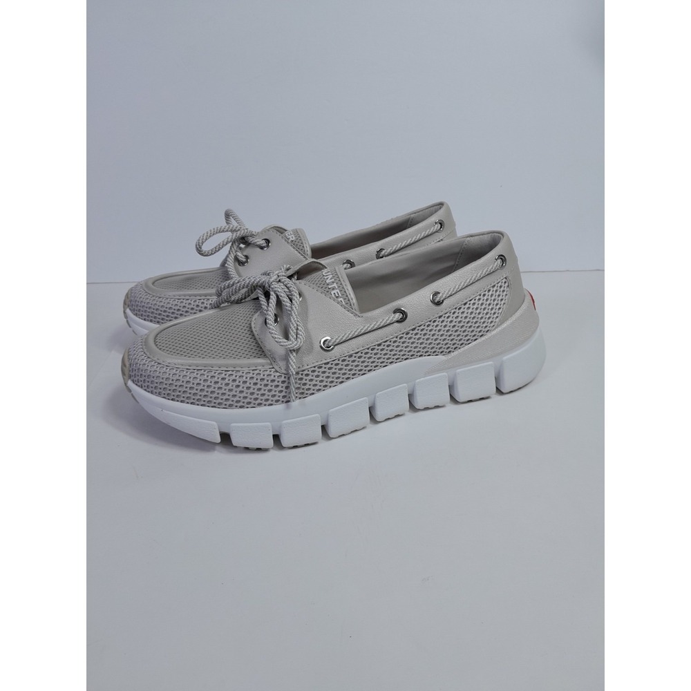 Hunter Sasa Slip On Gray Loafers  Boat Shoe Women Sz 9 M